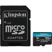 Kingston Microsdxc Canvas Go Plus Gen4 A2 U3 V30 128gb Sd-karte