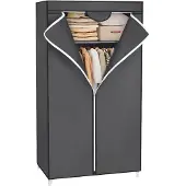 Songmics Kleiderschrank Stoffschrank mit Kleiderstange