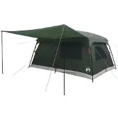 vidaXL Familienzelt 14 Personen Olivegrün Polyester und Stahl