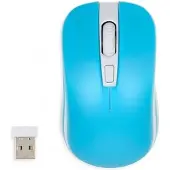IBox LORIINI, Beidhändig, Optisch, RF Wireless, 1600 DPI, Blau, Weiß
