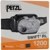 Petzl SWIFT RL Classic, E095BD00 Stirnlampe, schwarz, 1200 Lumen