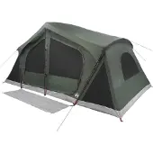 vidaXL Hütten-Zelt Olivegrün 480 x 273 x 205 cm Polyester und Stahl
