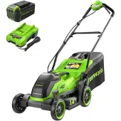 Greenworks 40V Rasenmäher 36cm Gen. II - 4Ah Akku