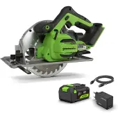 Greenworks POWERALL 24V Kreissäge - 4Ah Akku