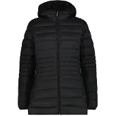 CMP Damen lange Kapuzenjacke mit Reißverschluss Sorona Aura