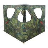 vidaXL Huntingzelt Tarnung 145 x 145 x 150 cm Polyester und Stahl