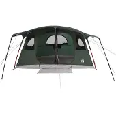 vidaXL Tunnelzelt Olivegrün 427 x 305 x 205 cm Polyester und Stahl