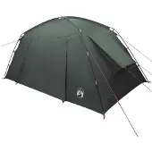 vidaXL Hütten-Zelt 6 Personen Olivegrün Polyester