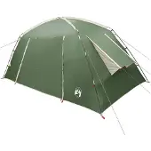 vidaXL Hütten-Zelt mit Dach Grün 400 x 210 x 180 cm Polyester