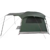 vidaXL Tunnelzelt 6 Personen Olivegrün Polyester und Stahl