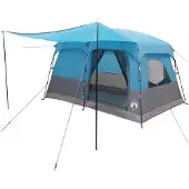 vidaXL Familienzelt 8 Personen Blau Polyester