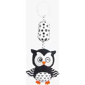 HOOGAR Mr Owly Aktivitätsspielzeug, Schwarz/Weiß, Babyspielzeug