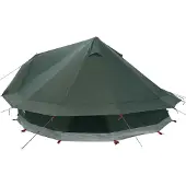 vidaXL Tipi Zelt 18 Personen Olivegrün Polyester und Stahl