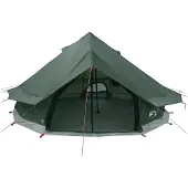 vidaXL Tipi Zelt Olivegrün 700 x 700 x 395 cm Polyester und Stahl