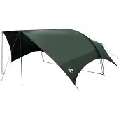 vidaXL Camping Tarp Wasserfest Olivegrün 695 x 580 x 200 cm