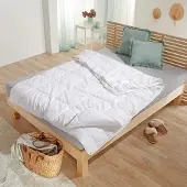TRAUMSCHLAF Thinsulate 4-Jahreszeiten-Bettdecke, Füllung: 100% 3M Thinsulate Faser 140x220 cm - weiß