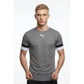 Puma Fußballtrikot "TEAMRISE JERSEY" Regular Fit, mit Rundhalsausschnitt, mit Mesh-Details an den Ärmeln