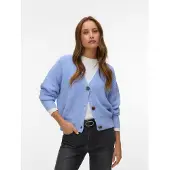 Vero Moda Strickjacke "VMLEA LS V-NECK CUFF CARDIGAN NOOS" Kunstfaser, regular fit