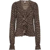 ONLY Onlkafie L/S Frill Top Wvn