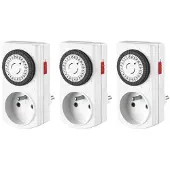 Perel Set mit 3 Mini 24 U-Timern - Pen-Earth (E305Dm)