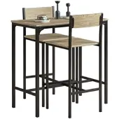 SoBuy BARTISCH + 2 x BARSTÜHLE