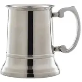Genware Bierkrug, Edelstahl - 450ml"