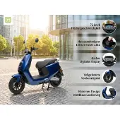 ECONELO Zweiradroller LX Turbo - 75 km/h Lithium Mattblau