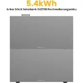 Anker BP2700 Erweiterungsakku 2.7 kWh für SOLIX Solarbank 3 E2700 Pro /Solarbank 2 E1600 Pro Balkonkraftwerk Speicher（2 Stück), von Powerness