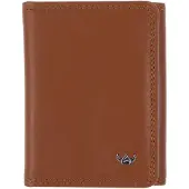 Golden Head Leder Kartenetui Polo RFID Protect Minischeintasche 1012 Cognac braun