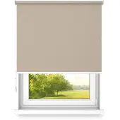 Time4blinds , Rollos, Verdunkelungsrollo, Sandbraun - Rechts, 90x240cm