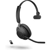 Jabra Evolve2 65 MS Mono - Headset - On-Ear - konvertierbar - Bluetooth - kabellos