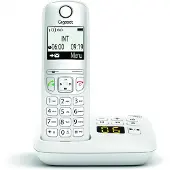 Gigaset A690A, Analoges/DECT-Telefon, Kabelloses Mobilteil, Freisprecheinrichtung, 100 Eintragungen, Weiß
