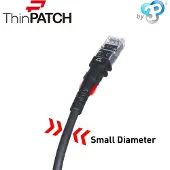 PatchSee TP-6A-F/10, 3,1 m, Cat6a, F/UTP (FTP), RJ-45, RJ-45, Schwarz