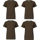 Deerhunter Strykari 4er-Pack T-Shirts Damen (Adventure Green) Größe 38