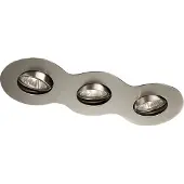 Massive Einbauspot 595531710, Einbaustrahler, GU10, 3 Glühbirne(n), Halogen, 2700 K, Chrom