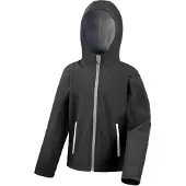 Result Junior TX Performance Hooded Soft Shell Jacket