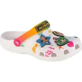 Crocs Classic Rainbow High Kids Clog 208117-90H, Badelatschen, für Mädchen, Weiß, Größe: 28/29
