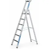 Zarges gebördelte Stufen-Stehleiter R13step S 6 Stufen