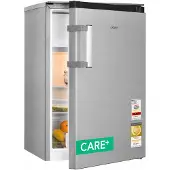 Exquisit Kühlschrank mit 4-Gefrierfach 121 l | Super-Kühl-Modus | elektronische Temperaturregelung | 54,5 cm breit | KS16-4-HEA-090E Care inoxlook