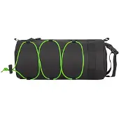 AFF 4174 Fahrradtasche für den Lenker, 24 x 10 cm, 2,4 l, schwarz-grün