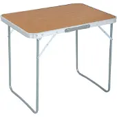 Akord Klappbarer Campingtisch Ares Braun 60X50X50 Cm