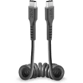 SBS USB-C auf USB-C Spiralkabel, 50 Zentimeter