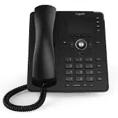 Gigaset-Pro P710 IP PRO, IP-Telefon, Schwarz, Kabelgebundenes Mobilteil, 2 Zeilen, 1000 Eintragungen, TFT