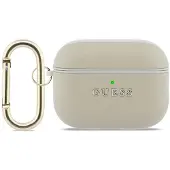 GUESS Schutzhülle für AirPods Pro 3, Grained PolyurethanClassic Logo Case, Golden