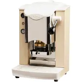 Faber Slot Inox ESE Pad Espressomaschine Ivory Weiß Silber