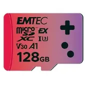 Emtec ECMSDM128GEXG, 128 GB, MicroSDXC, UHS-I, 880 MB/s, 550 MB/s, Class 3 (U3)