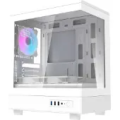 Darkflash DB330M PC Gehäuse Micro ATX mit 3 Lüftern Weiß