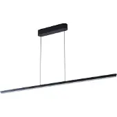 LUCANDE Solvar LED-Hängelampe, schwarz, 158 cm, CCT, dimmbar - , Solvar, dimmbar, Schwarz, für Wohnzimmer, Metall, Modern