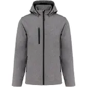 Kariban 3-lagige Uni-Softshell-Jacke mit Kapuze und abnehmbaren Ärmeln