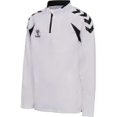 Hummel hmlCORE 2.0 HALF ZIP KIDS - WHITE/BLACK, Größe:116